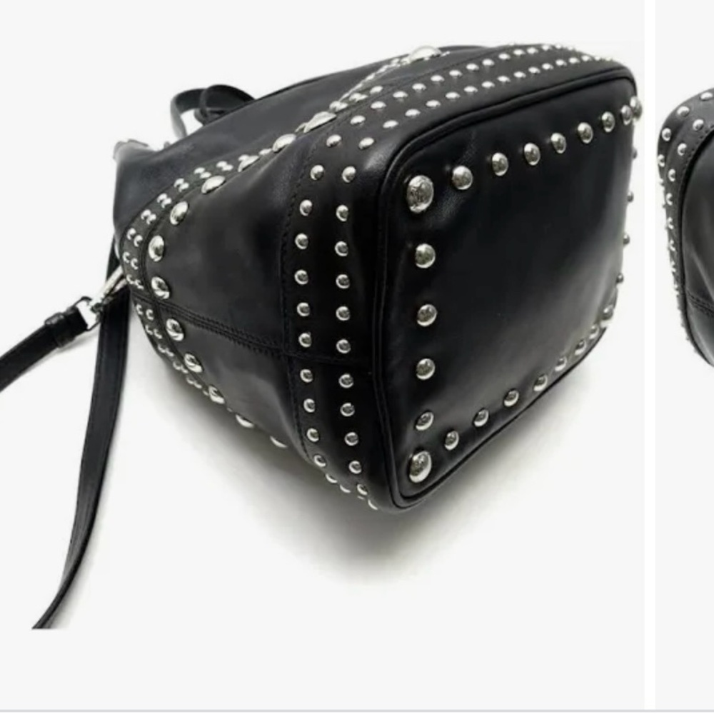 Prada Studded Calf Bucket Bag - Picture 4 of 16